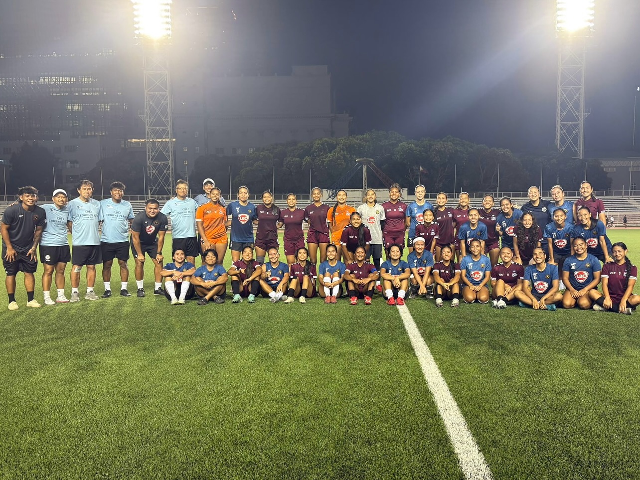 May be an image of 5 people, people playing football, people playing soccer and text