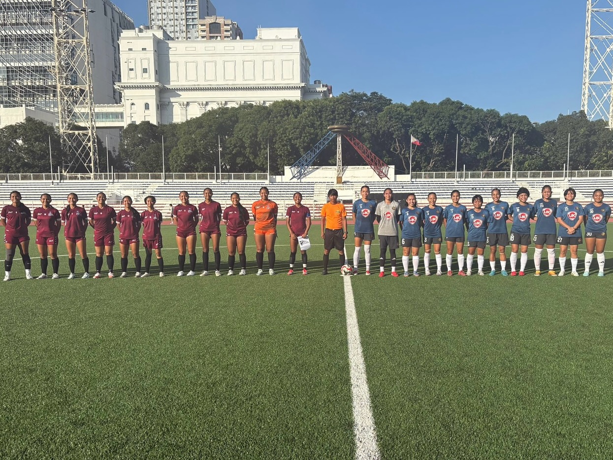 May be an image of 13 people, people playing soccer, people playing football, grass and text