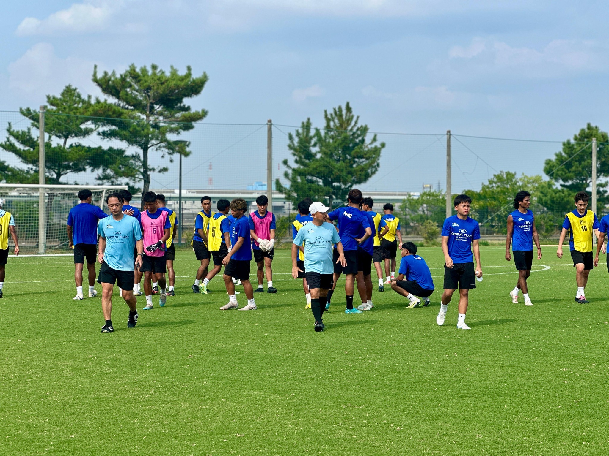 May be an image of 17 people, people playing football, people playing soccer and text