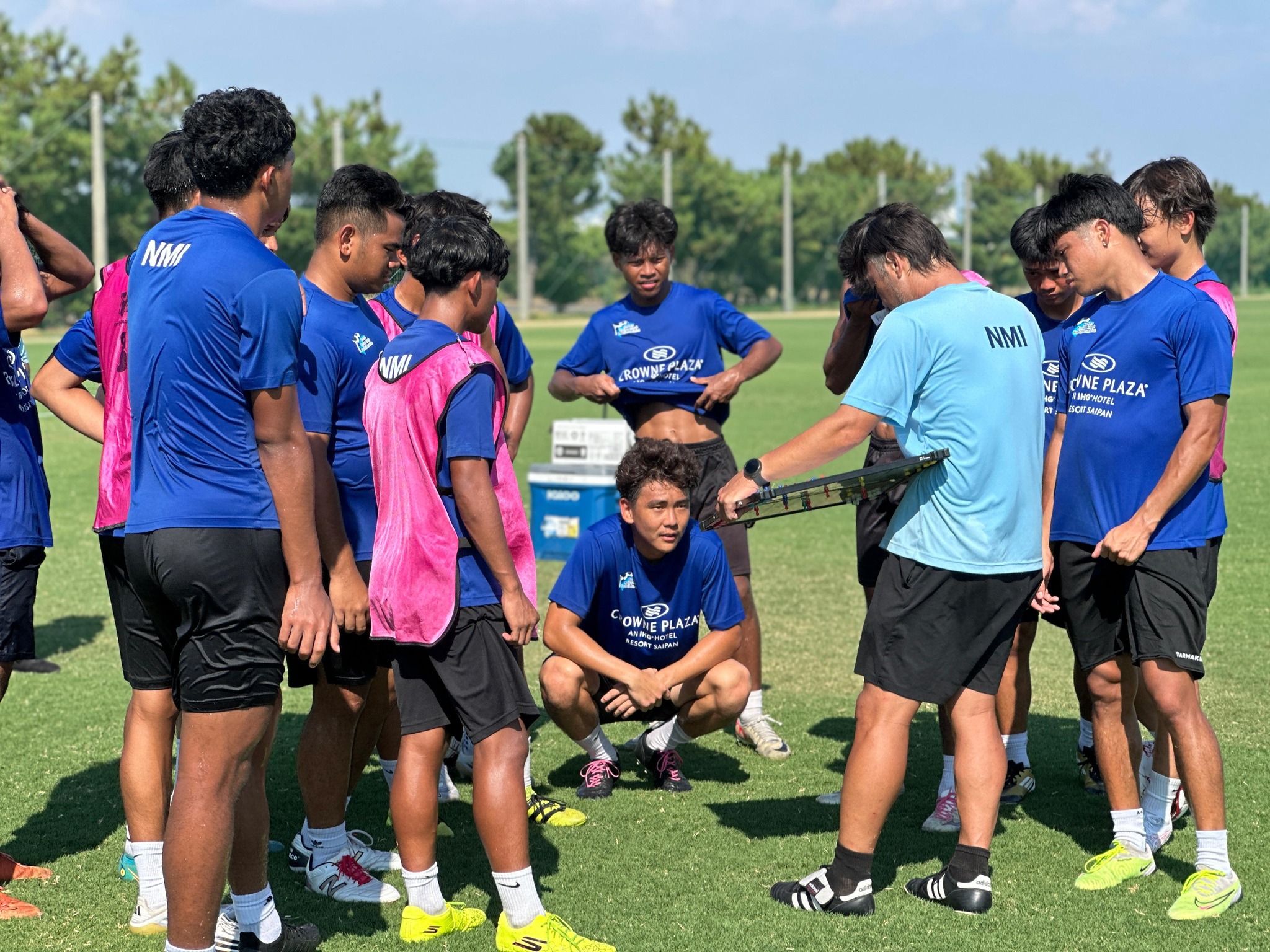 May be an image of 6 people, people playing soccer and people playing football