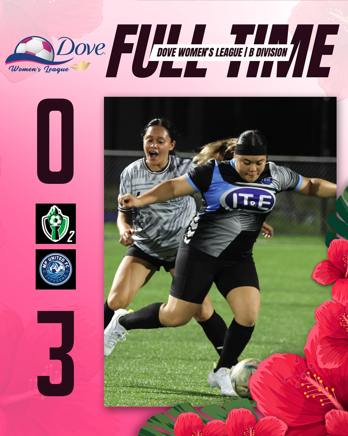 May be an image of 1 person, playing soccer and text that says 'Dove IB THE DIVISION Women's Leaque FLI FLLLTHE JLE DOVE WOMEN'S LEAGUE O 2 T.E To ፍትስ 목 A UNITED 3BHaH oH 3'