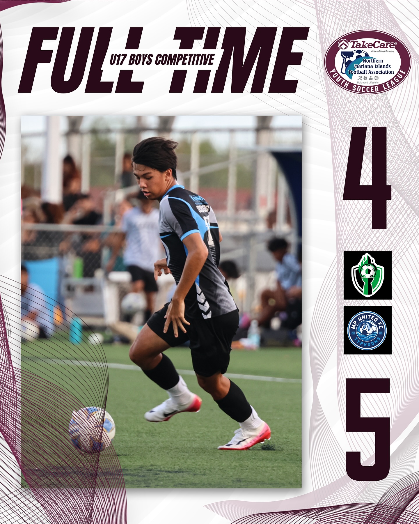 May be an image of 4 people, people playing football, people playing soccer and text