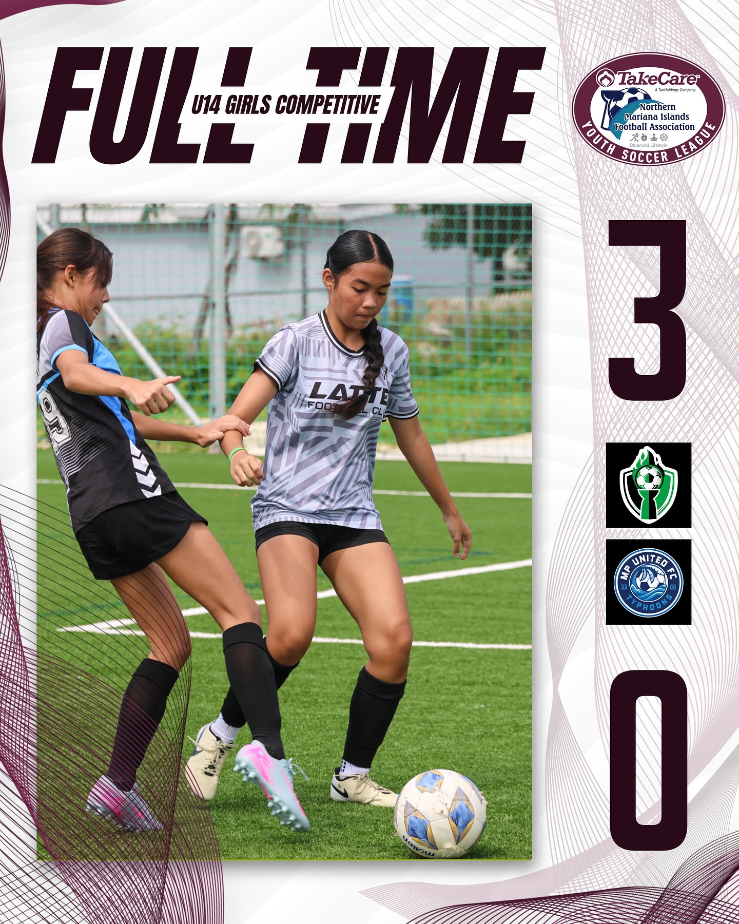 May be an image of 2 people, people playing soccer, people playing football and text that says 'O TakeCare TakeC Ca FULA U14 GIRLS COMPETITIVE FULLTM TME Northe adana1s ለድ አዕስ stballA thala Associatien soclation SOCCER 3 SI P មយូ ត UNITED XOb O'