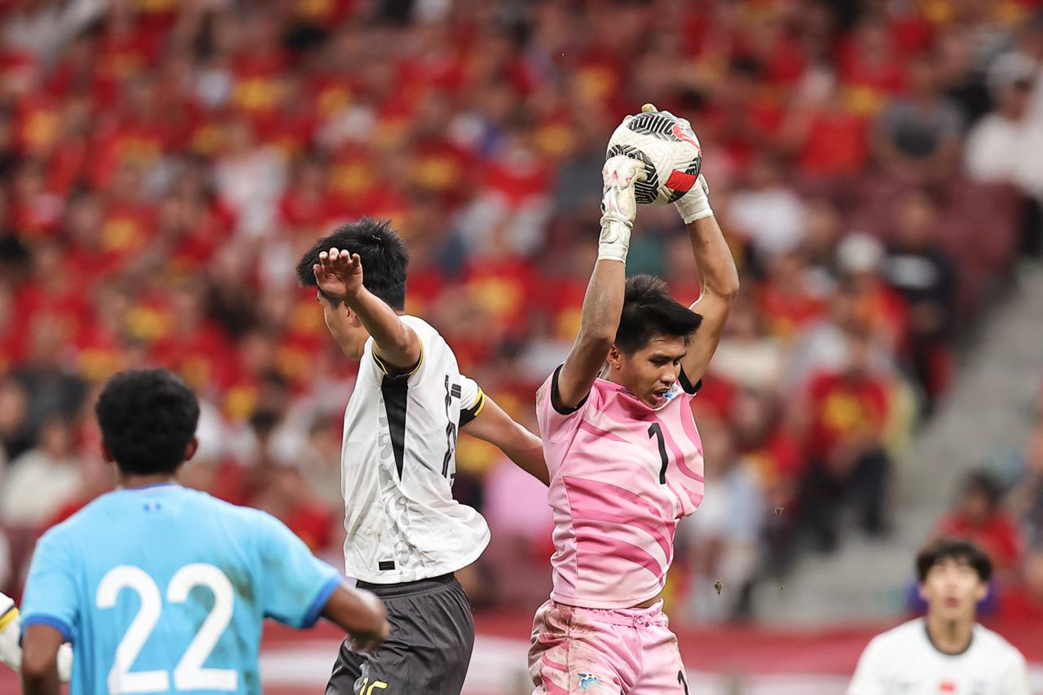 May be an image of 4 people, people playing soccer, people playing football and text