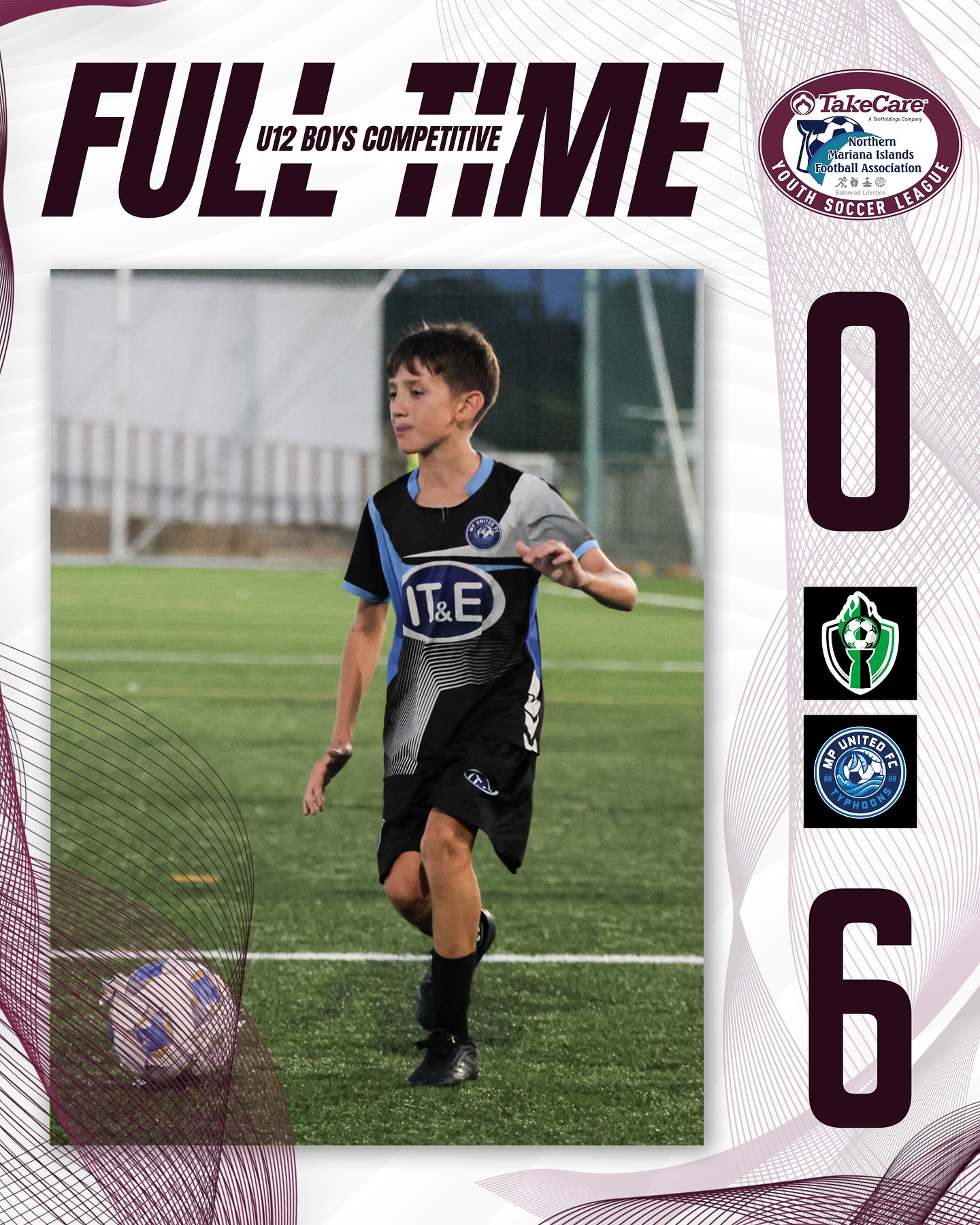 May be an image of 1 person, playing football, playing soccer and text that says 'ለ TakeCarer и Ca U12 FUL BOYS COMPETITIVE TME Norther YOUTR Martama1sia aranals 妙 Association soclation ሸዕቃይ SOCCER O IT&E ይ UNITED S Fi SAA នឹ្ 6'