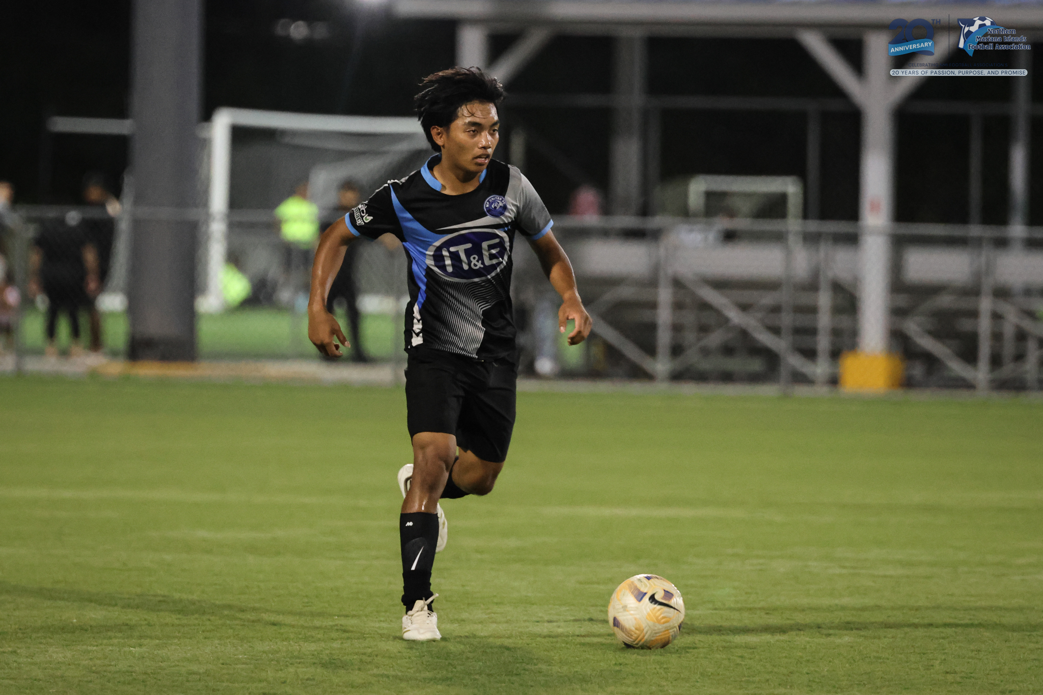 May be an image of 3 people, people playing soccer, people playing football and text