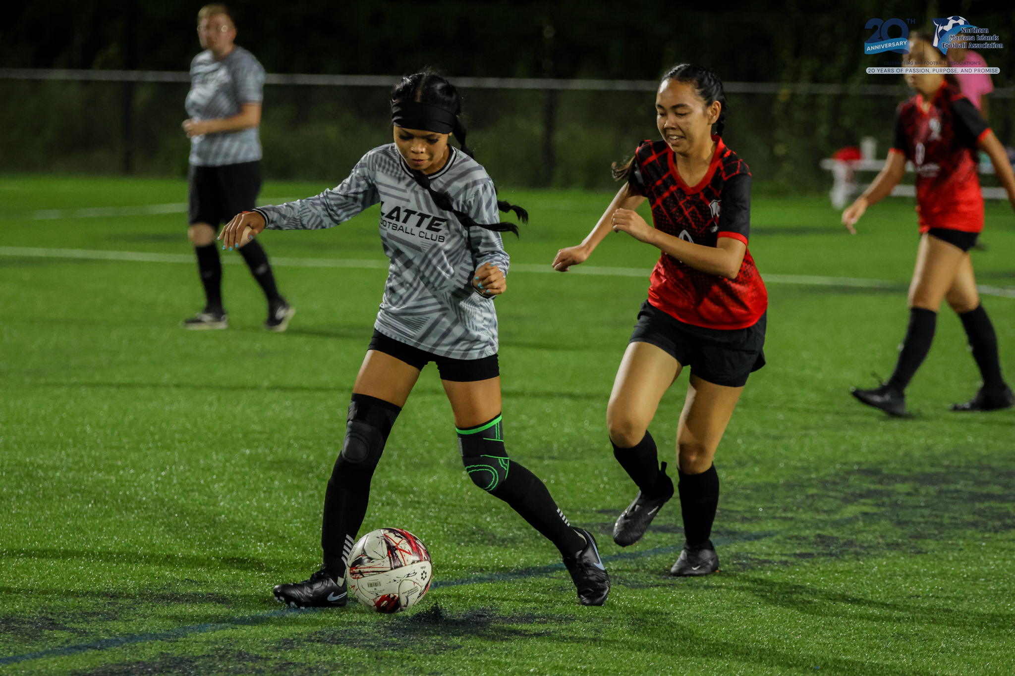 May be an image of 4 people, people playing soccer, people playing football and text