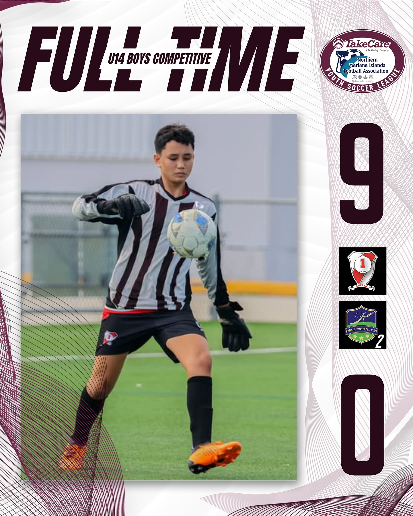 May be an image of 1 person, playing football, playing soccer and text