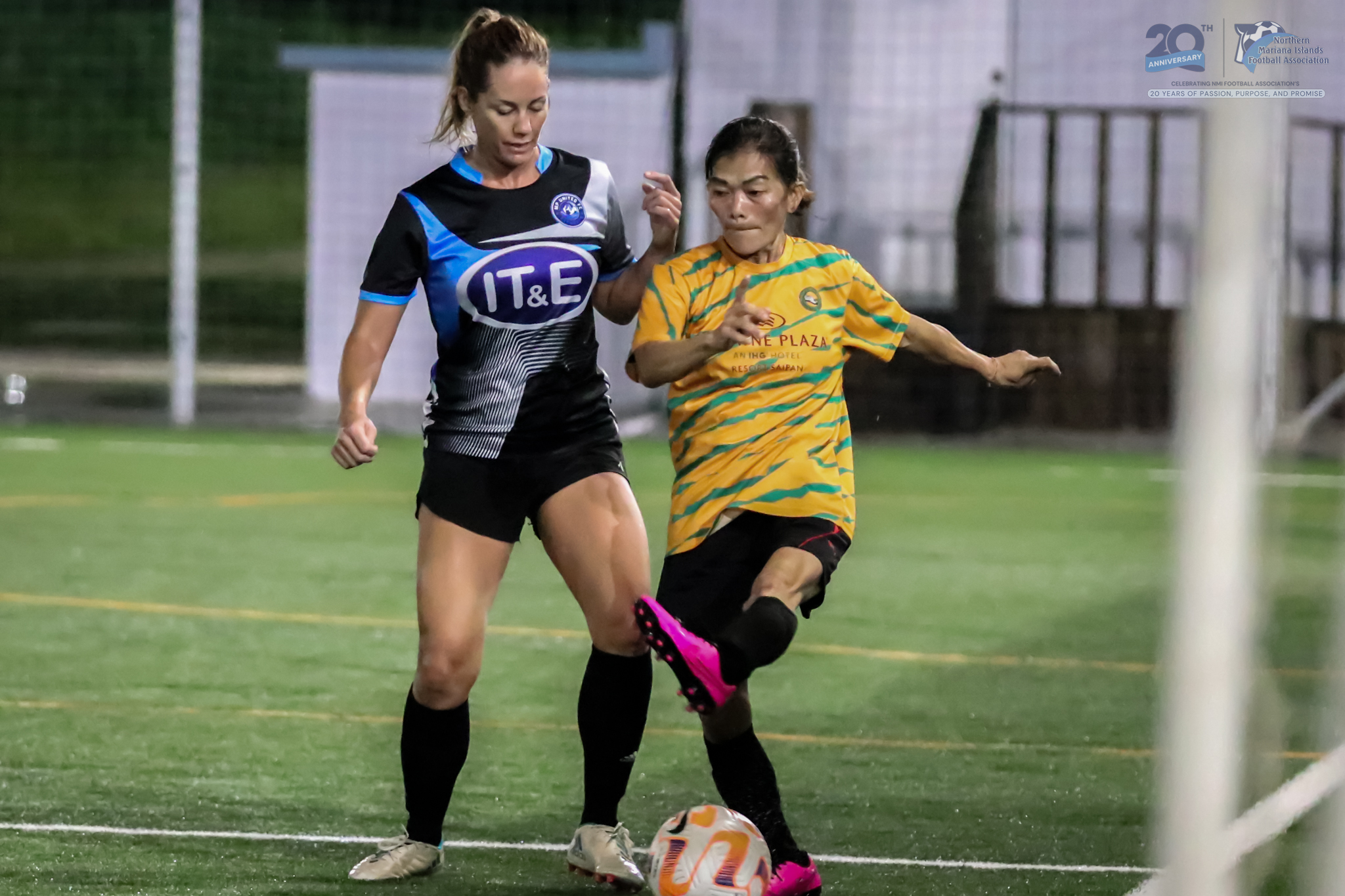 May be an image of 2 people, people playing soccer, people playing football and text