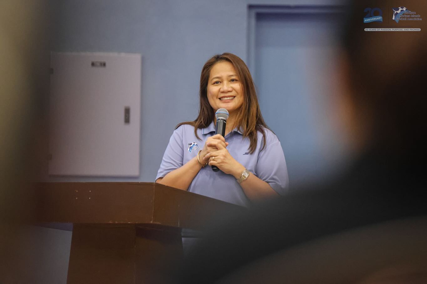 May be an image of 1 person, smiling and text