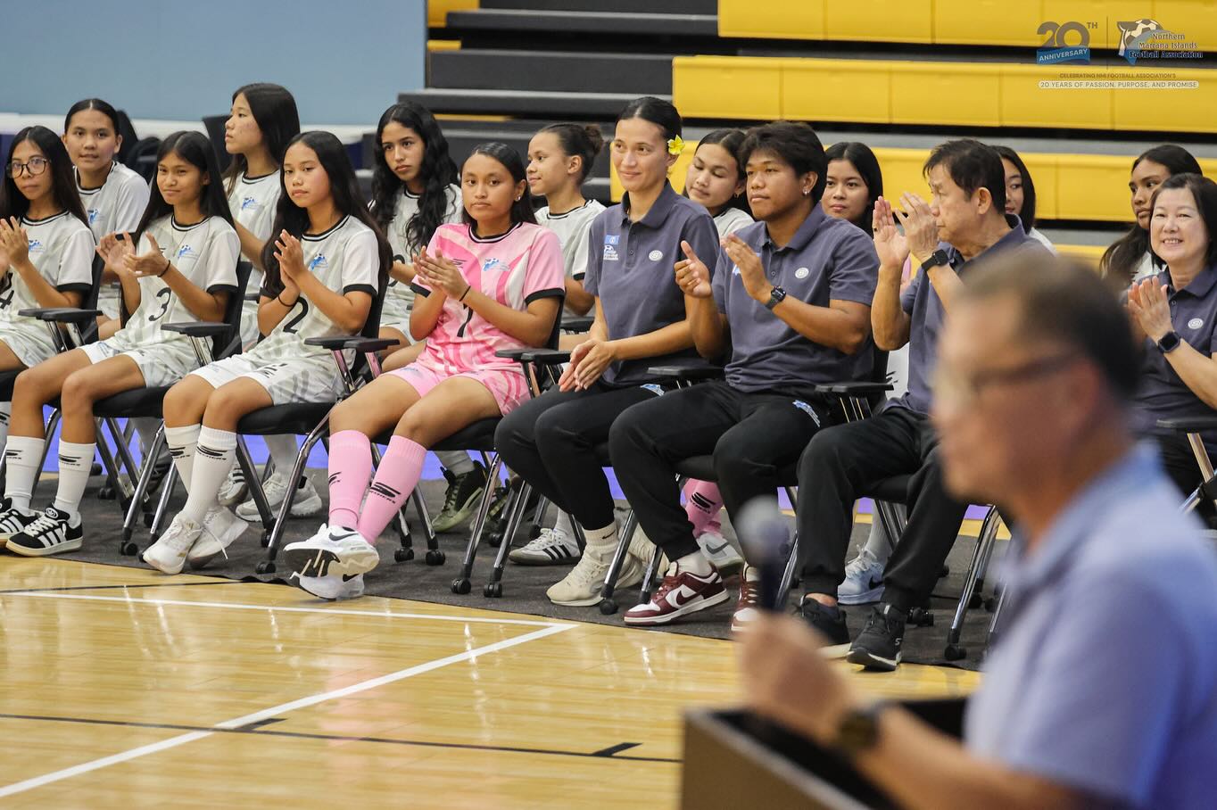 May be an image of 6 people, people playing basketball, people playing voleyball and text