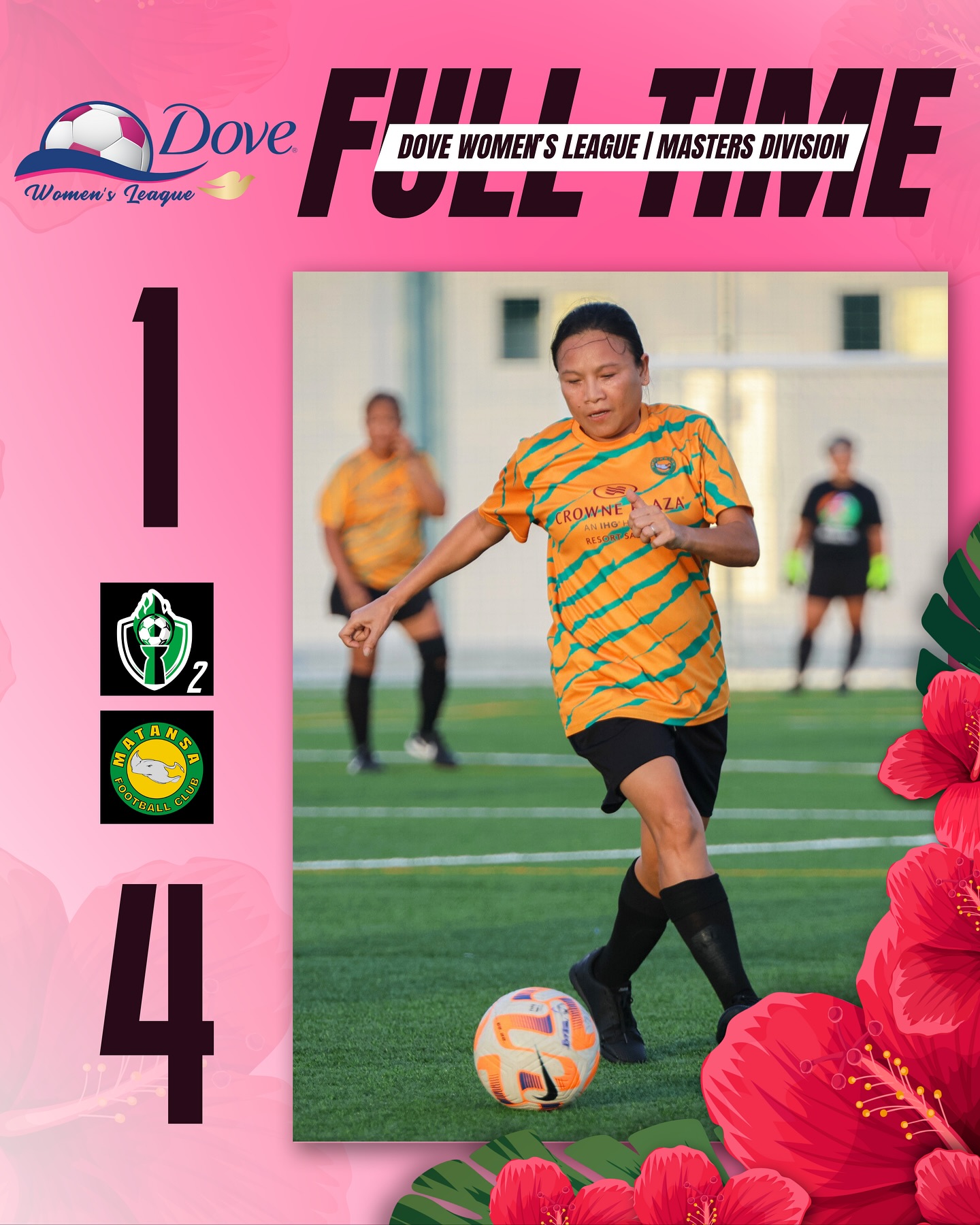 May be an image of soccer, football and text that says 'Dove Dove DOVE WOMEN'S LEAGUE MASTERS THE DIVISION Women's Leaque FLL FLLTHE ULE 1 CROW-NE AZA ANIO 2 O BALL 4'