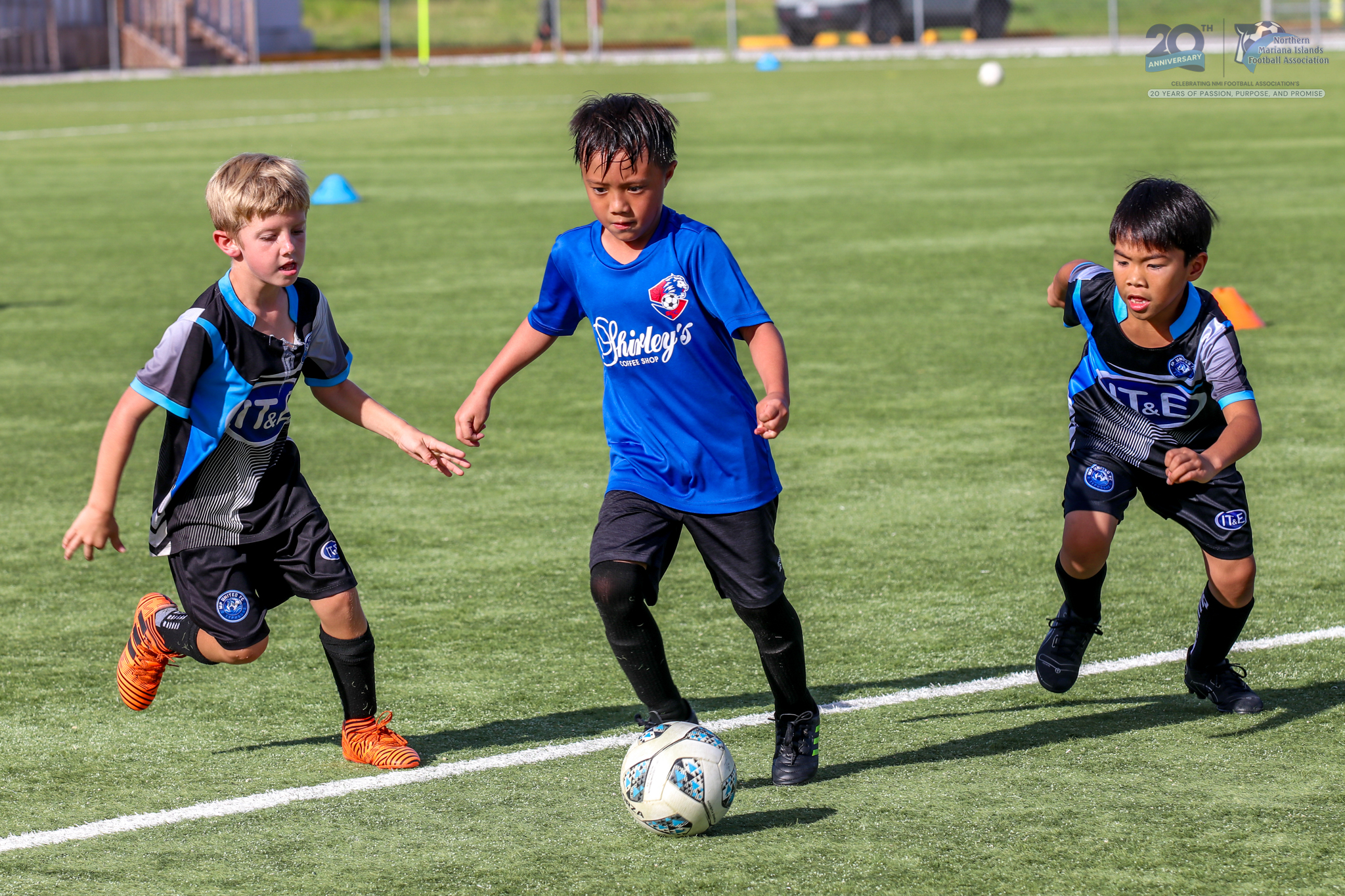 May be an image of football, soccer and text