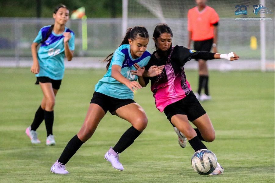 May be an image of football, soccer and text