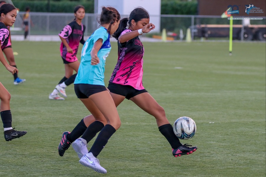 May be an image of football, soccer and text