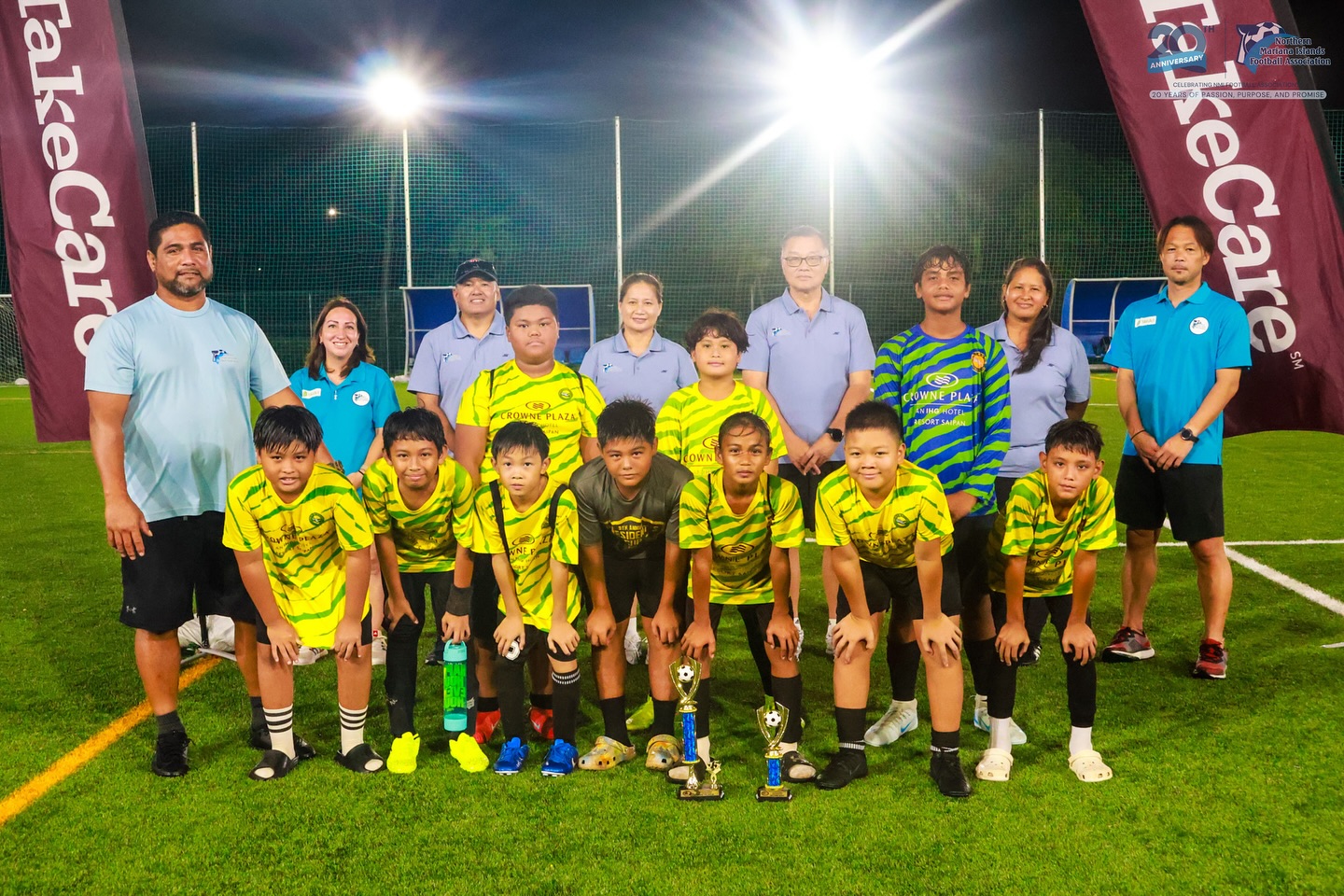 May be an image of football, soccer and text