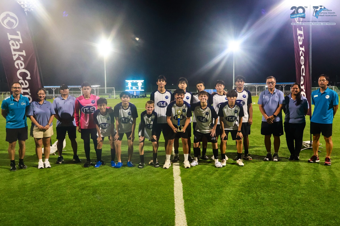 May be an image of football, soccer and text