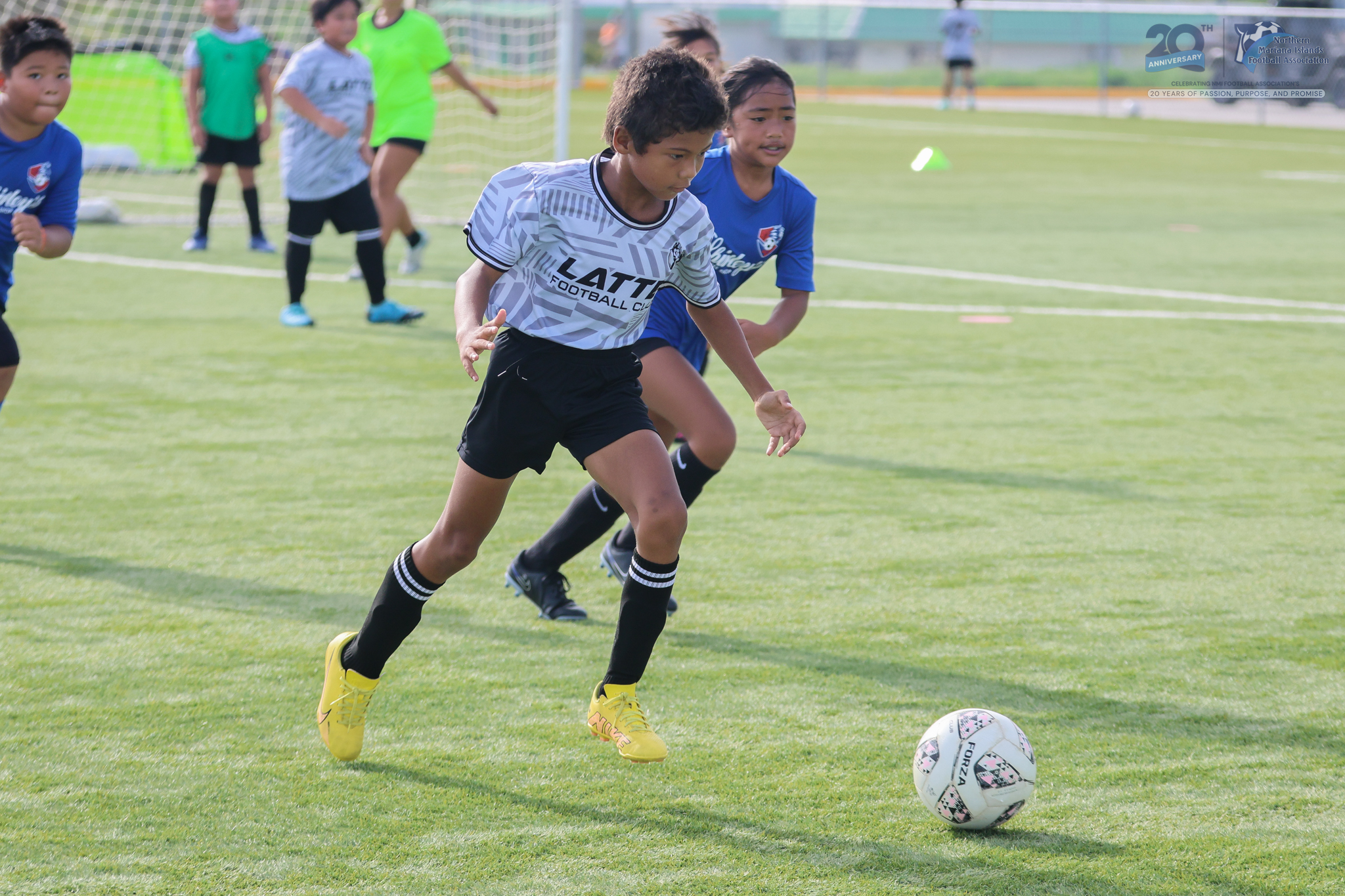 May be an image of football, soccer and text