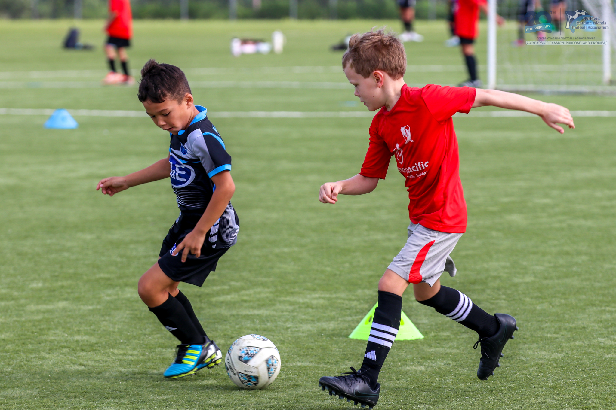 May be an image of football, soccer and text