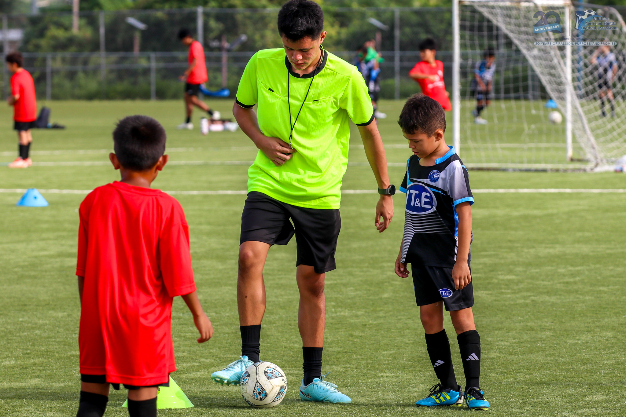 May be an image of football, soccer and text