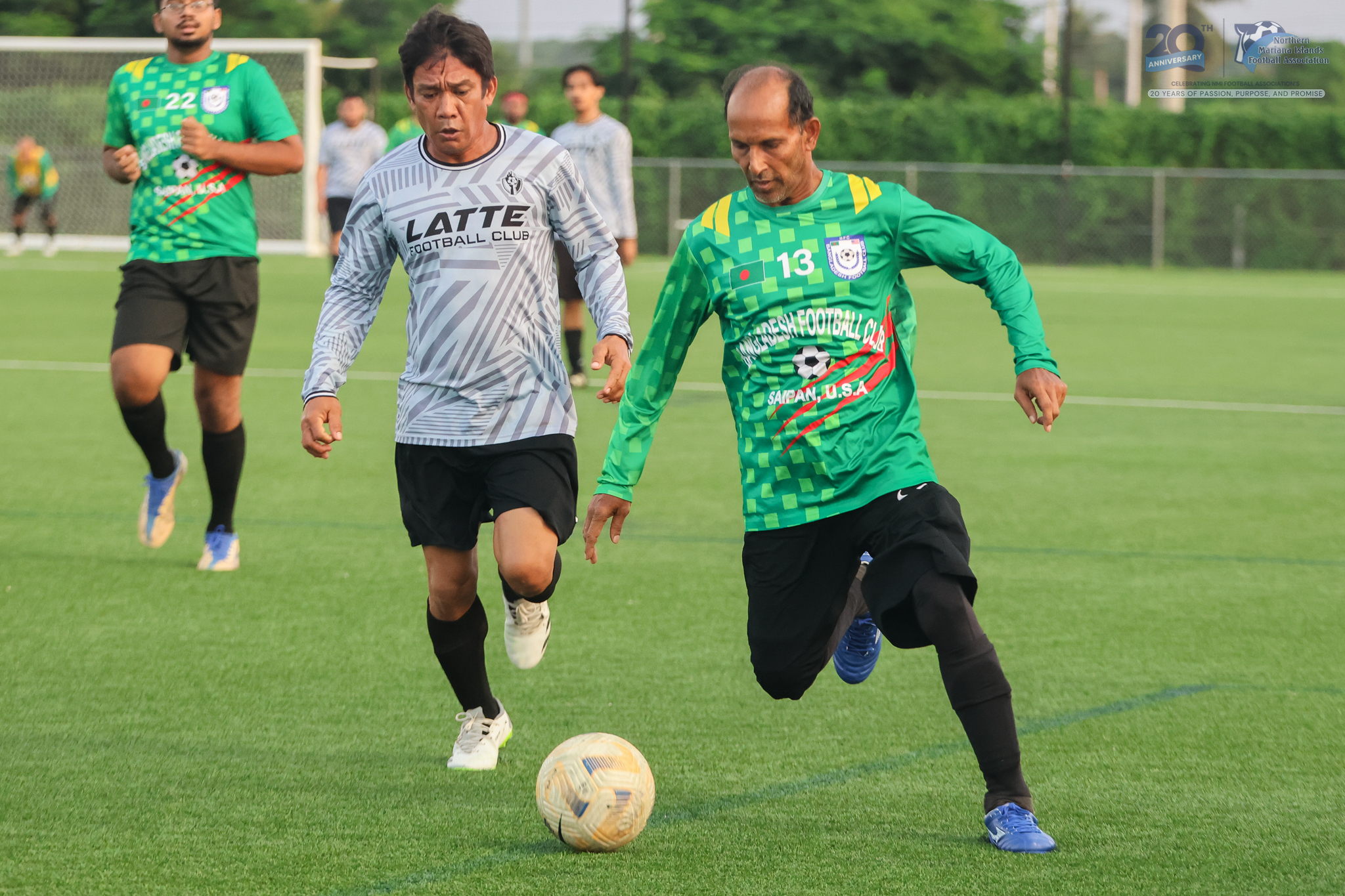 May be an image of football, soccer and text