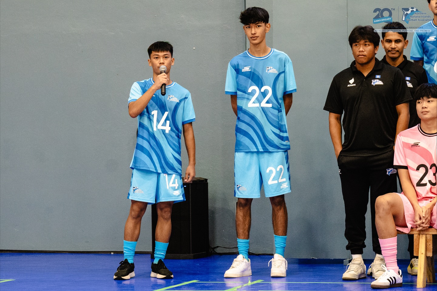 May be an image of football, soccer and text