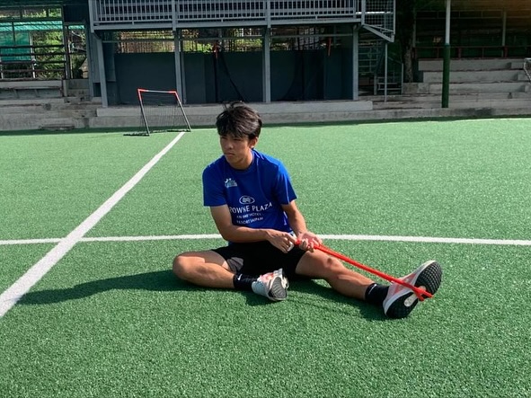 May be an image of football, soccer, tennis and grass