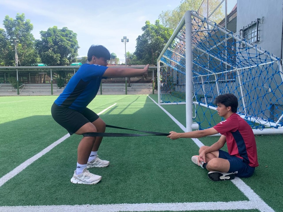 May be an image of football