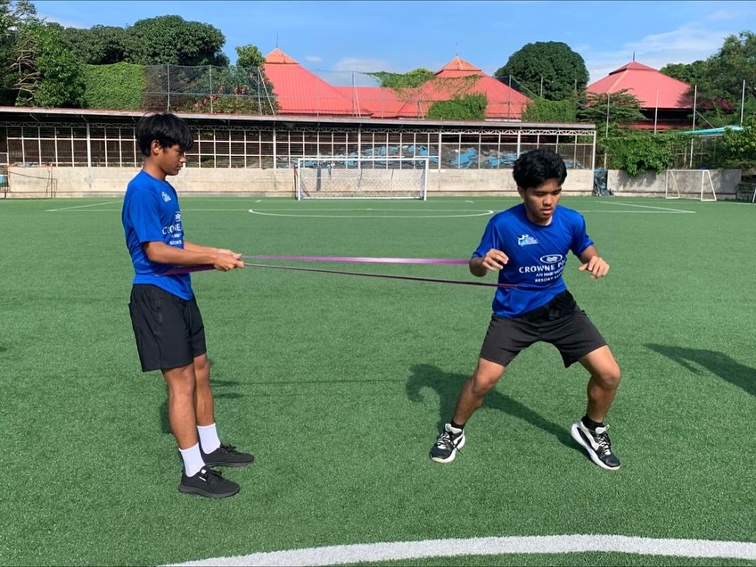 May be an image of soccer, football and text