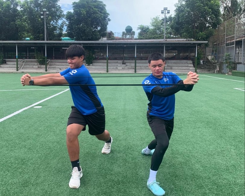 May be an image of football and soccer