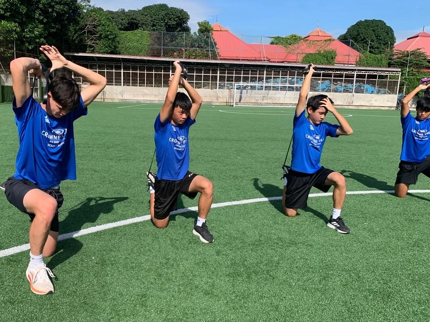 May be an image of football and soccer