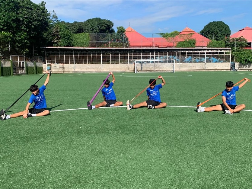 May be an image of soccer, football and hockey