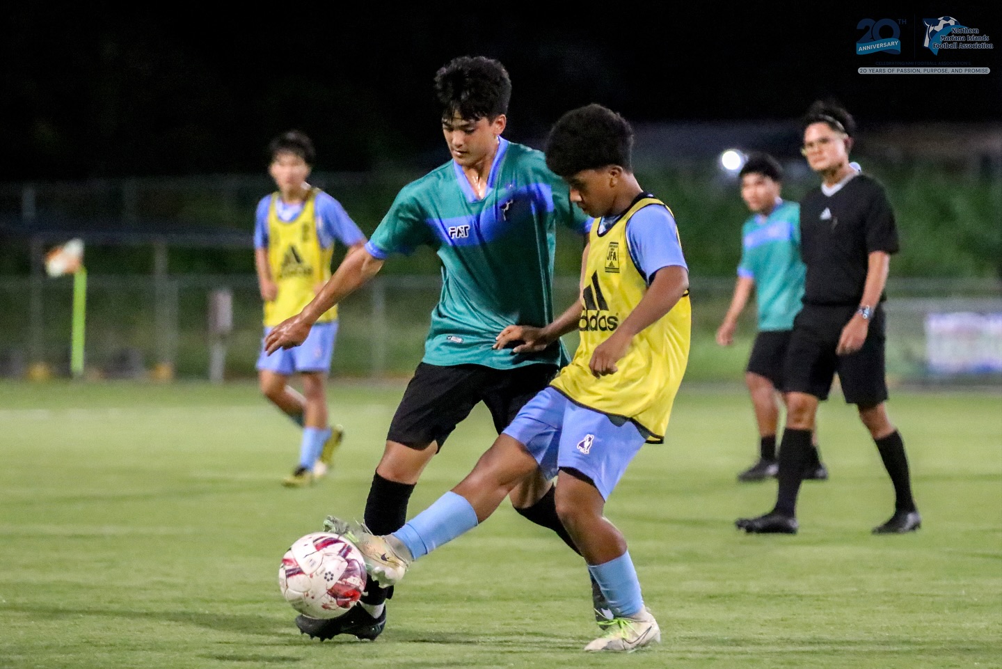 May be an image of football, soccer and text