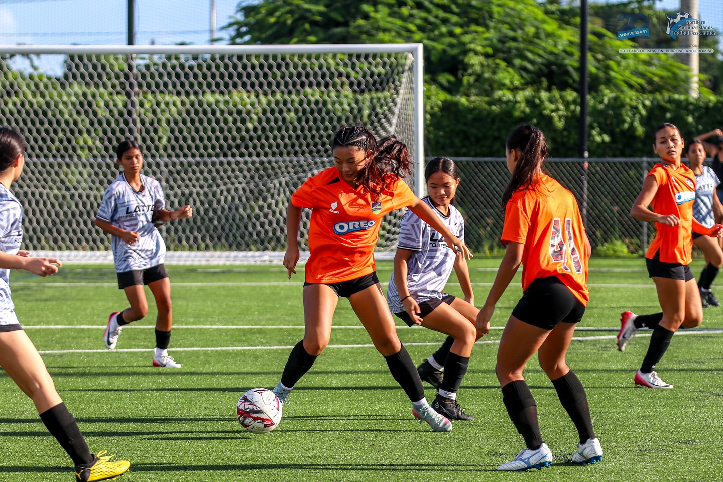 May be an image of football, soccer, grass and text