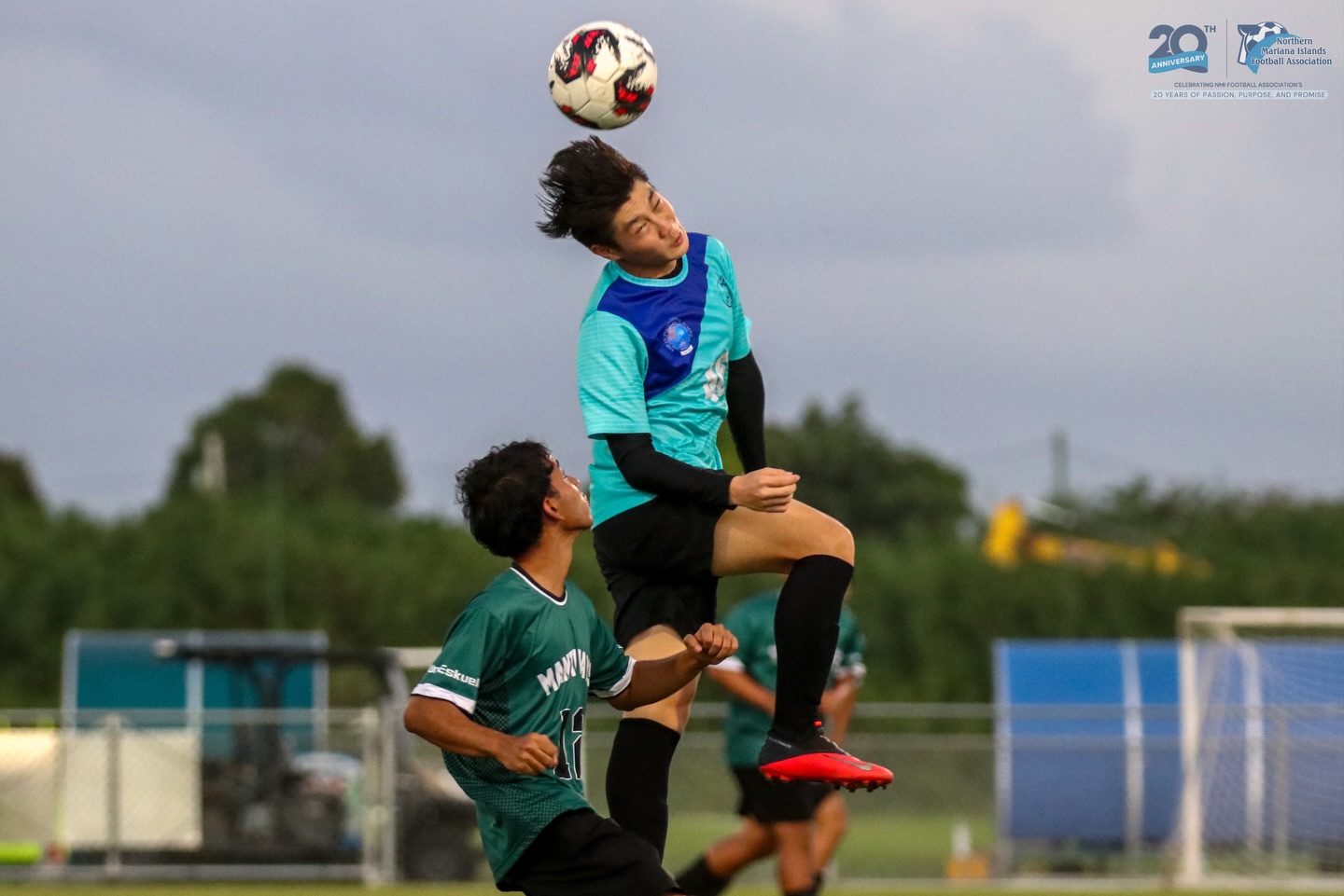 May be an image of football, soccer and text