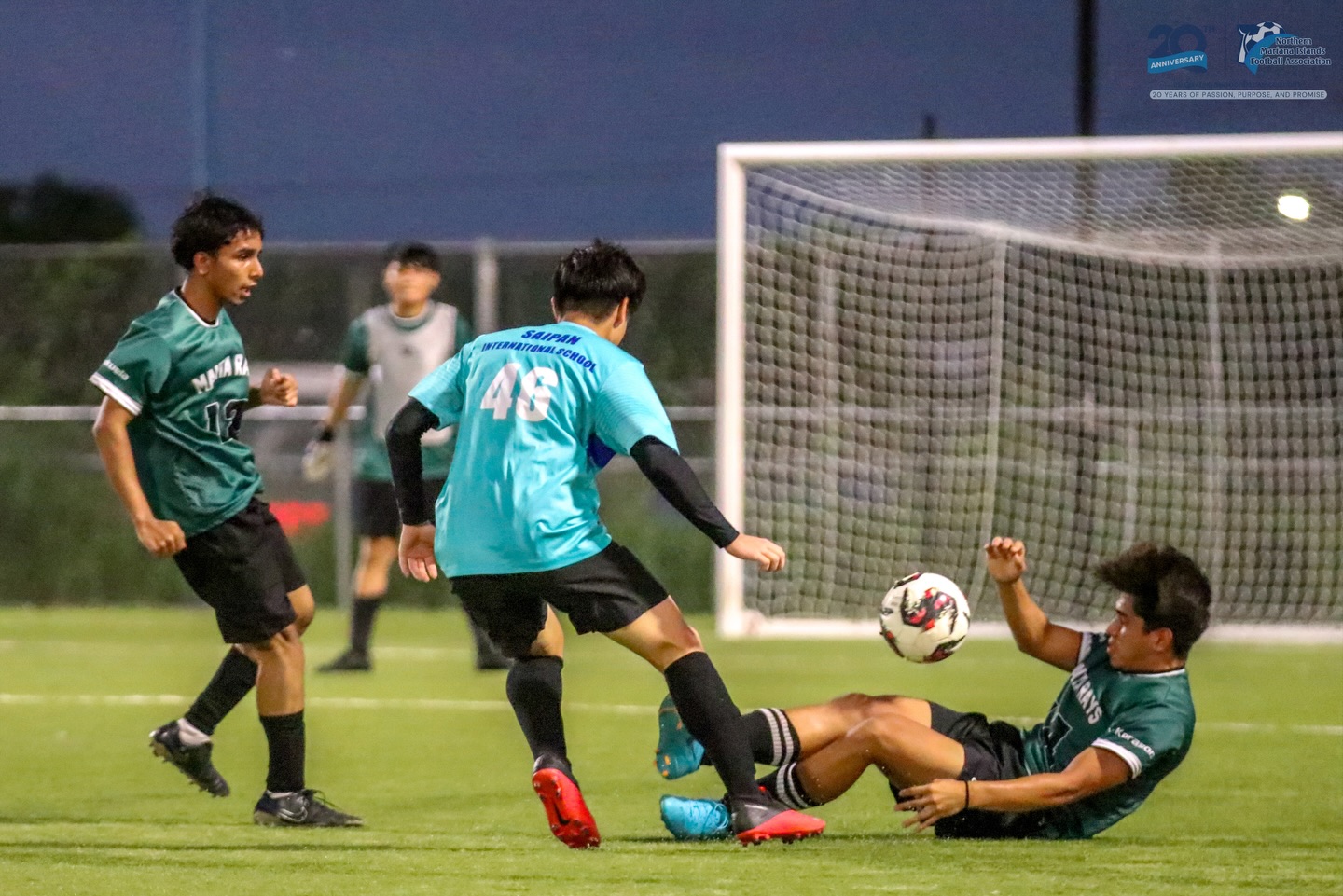 May be an image of football, soccer and text