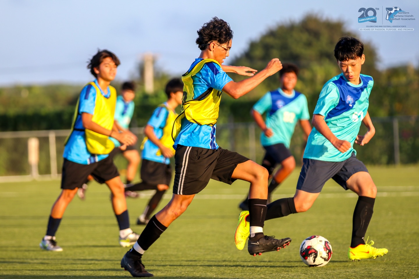 May be an image of football, soccer and text