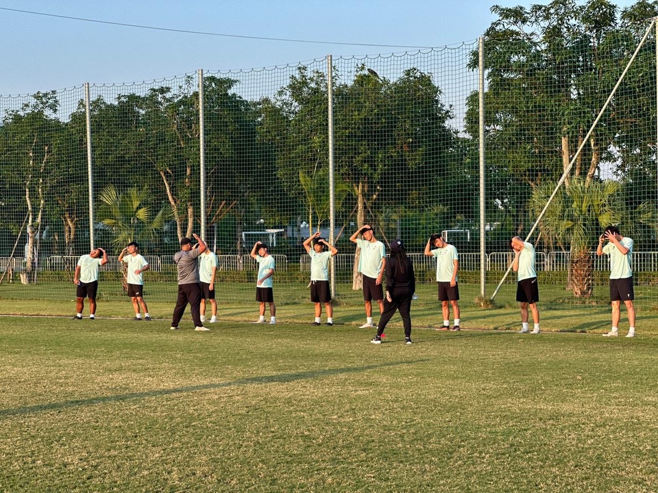 May be an image of soccer, football, volleyball and grass