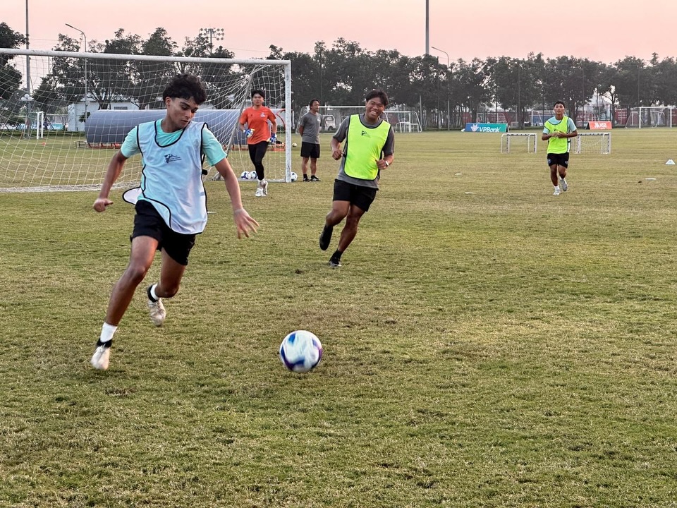 May be an image of football, soccer, grass and text